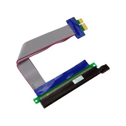 PCI-E Express 16X ถึง 1X Riser การ์ดอะแดปเตอร์ Flex สายต่อ, 16X to 1X Length: 15cm