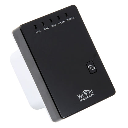 300Mbps Wireless-N Mini Router รองรับโหมดการทำงาน AP / Client / Router / Bridge / Repeater ลงนามการจัดส่งแบบสุ่ม, US Plug