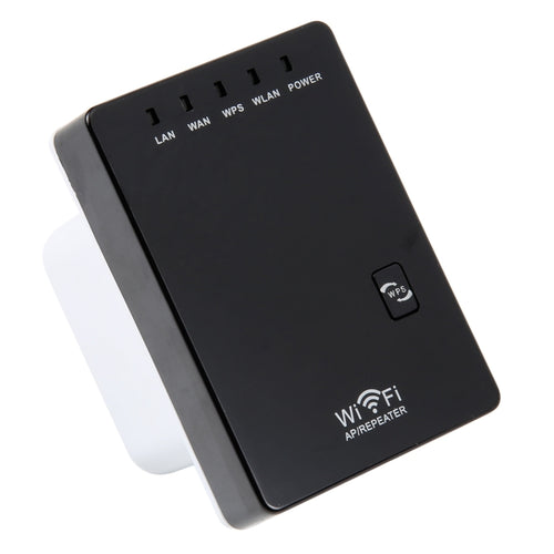 300Mbps Wireless-N Mini Router รองรับโหมดการทำงาน AP / Client / Router / Bridge / Repeater ลงนามการจัดส่งแบบสุ่ม, US Plug