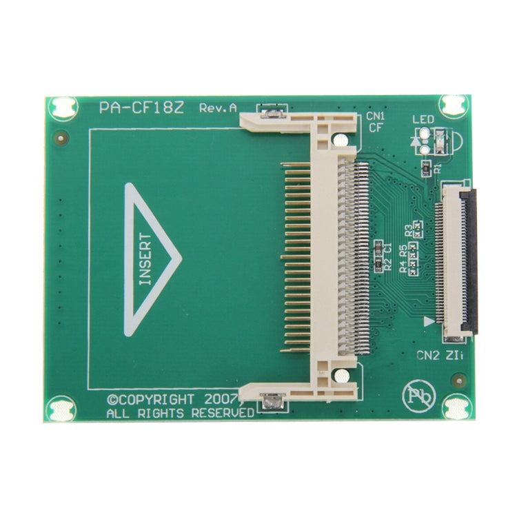 การ์ด CF ถึง 1.8 นิ้ว CE ZIF PATA Converter Board การ์ดอะแดปเตอร์สายเคเบิล