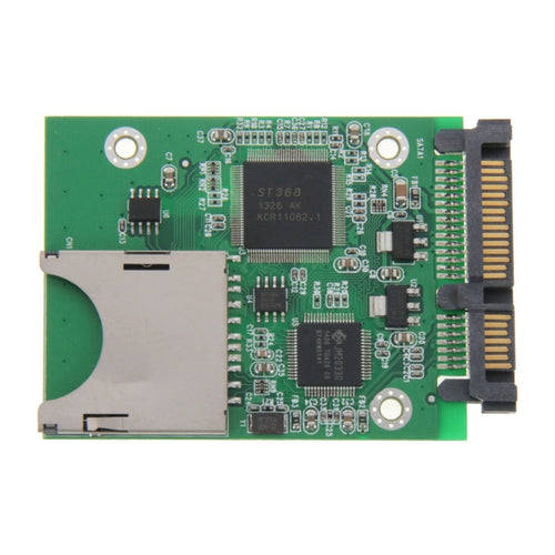 การ์ดแปลงอะแดปเตอร์ SD ถึง 22 พิน SATA, SD to 22 Pin SATA (Green)