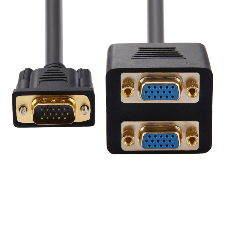 30 ซม.VGA ชาย 2 VGA หญิงสายแยก, VGA Male