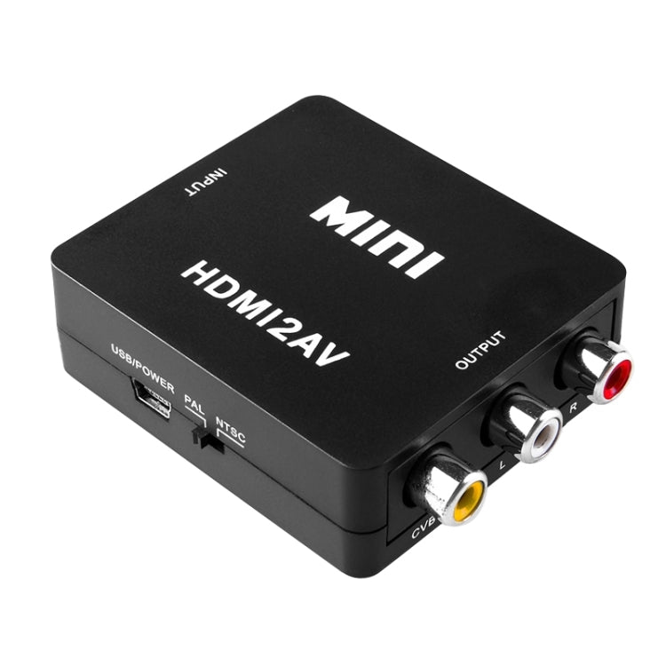 VK-126 อะแดปเตอร์แปลงวิดีโอ Mini HD HDMI เป็น AV/CVBS, HDMI to AV/CVBS