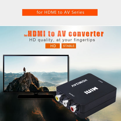 VK-126 อะแดปเตอร์แปลงวิดีโอ Mini HD HDMI เป็น AV/CVBS, HDMI to AV/CVBS