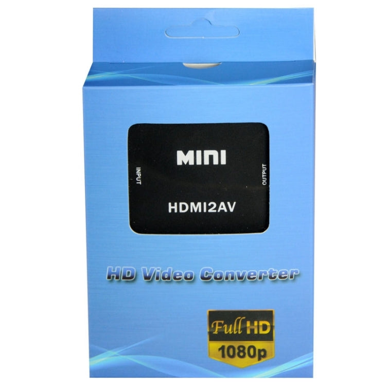 VK-126 อะแดปเตอร์แปลงวิดีโอ Mini HD HDMI เป็น AV/CVBS, HDMI to AV/CVBS