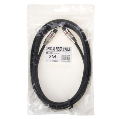 สายไฟเบอร์ออปติกเสียงดิจิตอล Toslink M ถึง M, OD: 5.0 มม., ความยาว: 2 ม, 2m