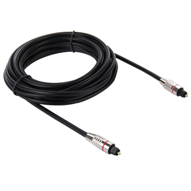 สายไฟเบอร์ออปติกเสียงดิจิตอล Toslink M ถึง M, OD: 5.0 มม., ความยาว: 5 ม, 5m