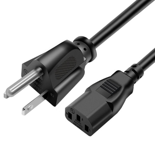 สายไฟ AC โน้ตบุ๊ก US คุณภาพสูง 3 ง่าม ความยาว: 1.8 ม, US Plug, 1.8m
