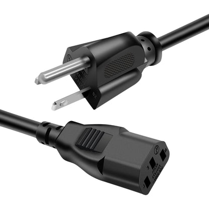 สายไฟ AC โน้ตบุ๊ก US คุณภาพสูง 3 ง่าม ความยาว: 1.8 ม, US Plug, 1.8m