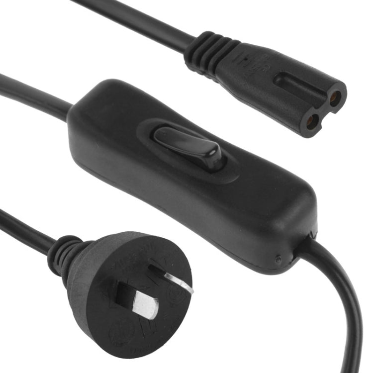 สายไฟ AC ปลั๊ก 2 แฉกสไตล์ UK พร้อมสวิตช์ 304 ความยาว 1.2 ม, 2 Prong Style AU Plug, Length: 1.2m, 2 Prong Style UK Plug, Length: 1.2m