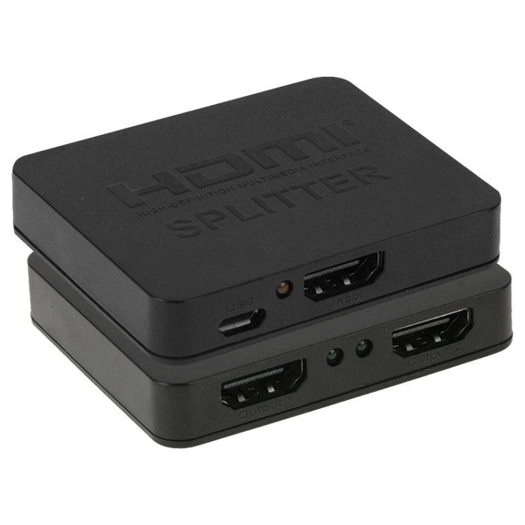 มินิ Full HD 4K 1x2 HDMI 3D V1.4b แยกสำหรับ HDTV / STB / DVD / โปรเจคเตอร์ / DVR, HDMI V1.4b
