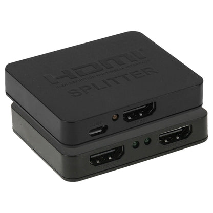 มินิ Full HD 4K 1x2 HDMI 3D V1.4b แยกสำหรับ HDTV / STB / DVD / โปรเจคเตอร์ / DVR, HDMI V1.4b
