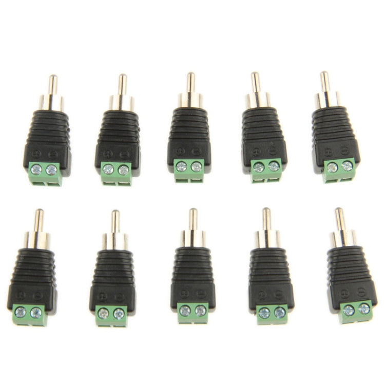 10 ชิ้นสีเขียว RC Power Jack Adapter Connector Plug, Green RC Power