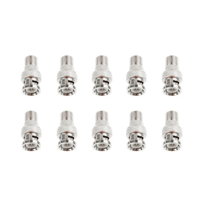 ปลั๊ก BNC 10 ชิ้นเข้ากับขั้วต่อแจ็ค F มีโครงสร้างที่ทนทาน, BNC Plug