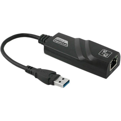 อะแดปเตอร์อีเทอร์เน็ต USB 3.0 10/100/1000Mbps สำหรับแล็ปท็อป Plug and Play, USB 3.0 1000 Mbps