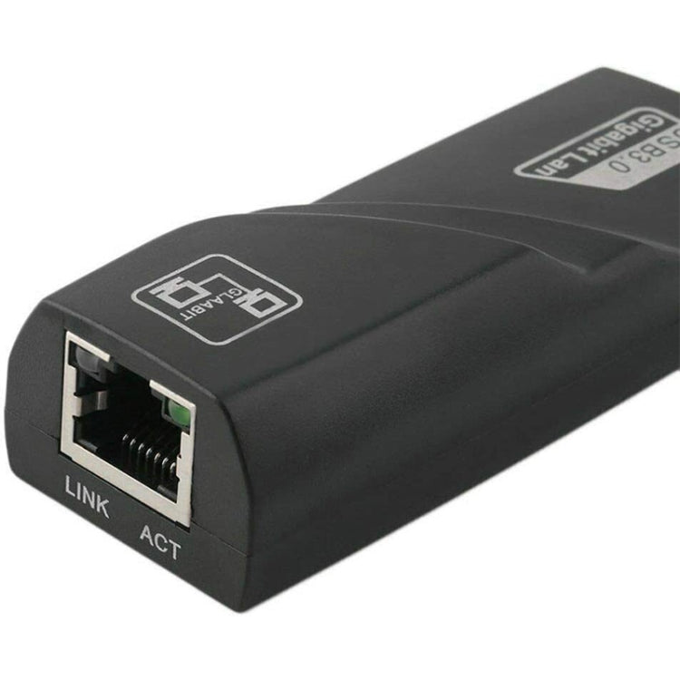 อะแดปเตอร์อีเทอร์เน็ต USB 3.0 10/100/1000Mbps สำหรับแล็ปท็อป Plug and Play, USB 3.0 1000 Mbps