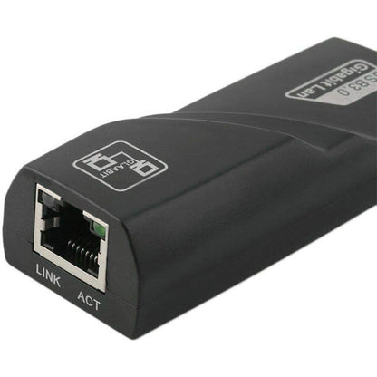 อะแดปเตอร์อีเทอร์เน็ต USB 3.0 10/100/1000Mbps สำหรับแล็ปท็อป Plug and Play, USB 3.0 1000 Mbps
