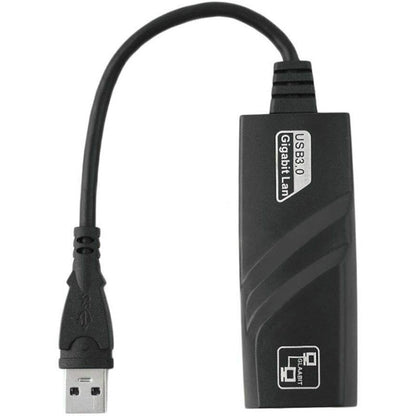 อะแดปเตอร์อีเทอร์เน็ต USB 3.0 10/100/1000Mbps สำหรับแล็ปท็อป Plug and Play, USB 3.0 1000 Mbps