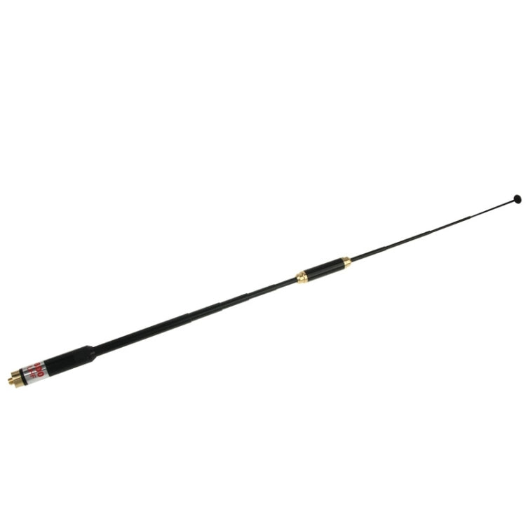 AL-800 Dual Band 144/430MHz High Gain SMA-F Telescopic Handheld Radio เสาอากาศคู่สำหรับเครื่องส่งรับวิทยุ, ความยาวเสาอากาศ: 22 ซม. / 86 ซม.