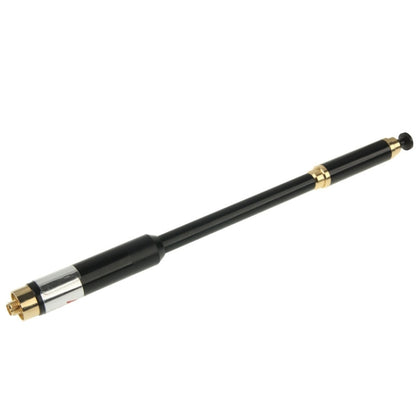AL-800 Dual Band 144/430MHz High Gain SMA-F Telescopic Handheld Radio เสาอากาศคู่สำหรับเครื่องส่งรับวิทยุ, ความยาวเสาอากาศ: 22 ซม. / 86 ซม.