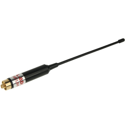 AL-800 Dual Band 144/430MHz High Gain SMA-F Telescopic Handheld Radio เสาอากาศคู่สำหรับเครื่องส่งรับวิทยุ, ความยาวเสาอากาศ: 22 ซม. / 86 ซม.