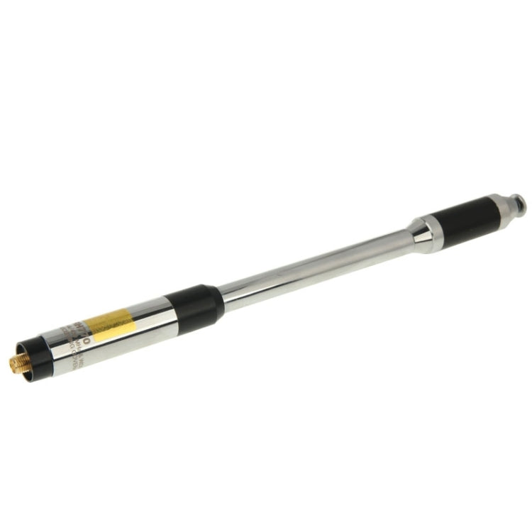 RH770 Dual Band 144 / 430MHz กำไรสูง SMA-F Telescopic เสาอากาศวิทยุมือถือสำหรับเครื่องส่งรับวิทยุ, ความยาวของเสาอากาศ: 93 ซม.