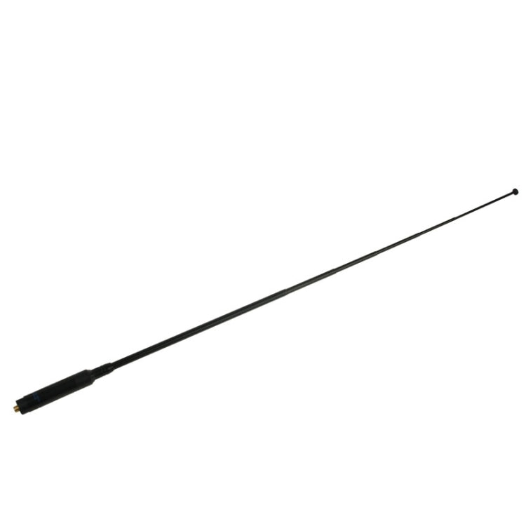 RH660S Dual Band 144 / 430MHz กำไรสูง SMA-F Telescopic เสาอากาศวิทยุมือถือสำหรับเครื่องส่งรับวิทยุ, ความยาวเสาอากาศ: 108.5 ซม.