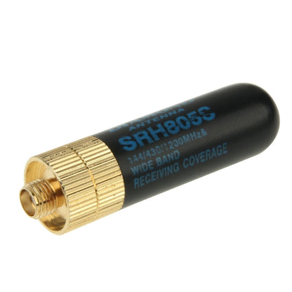 SRH805S สั้น SMA-F Perempuan VHF + UHF Dual Band วิทยุมือถือ Antena, เสาอากาศความยาว: 4.5 ซม.