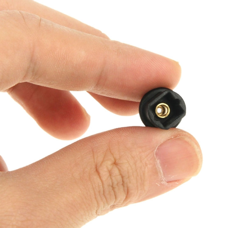 อะแดปเตอร์ไฟเบอร์ออปติกแบบสี่เหลี่ยมชุบทองเป็นกลม 3.5 มม, 90 Degree Digital Audio Optical Fiber