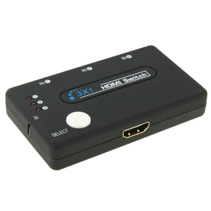มินิ 3x1 HD 1080P ตัวเลือก HDMI V1.3 พร้อมรีโมทคอนโทรลสำหรับ HDTV / STB / DVD / โปรเจคเตอร์ / DVR, 1x3 HDMI V1.3