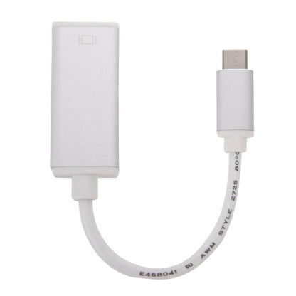 สายแปลง USB-C / Type-C 3.1 เพื่อแสดงสำหรับ MacBook 12 นิ้ว, Chromebook Pixel 2015, แท็บเล็ตพีซี Nokia N1, ความยาว: ประมาณ 10 ซม., Type-C 3.1