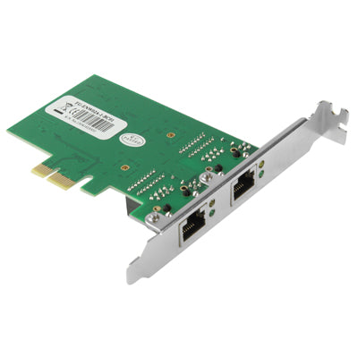 PCI-Express Dual Gigabit Ethernet การ์ดอะแดปเตอร์ 2 พอร์ต RJ45 10/100/1000 BASE-T (IO-PCE8111-2GLAN), 2 Ports RJ45