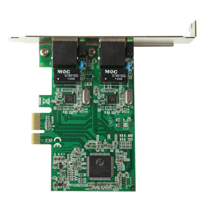 PCI-Express Dual Gigabit Ethernet การ์ดอะแดปเตอร์ 2 พอร์ต RJ45 10/100/1000 BASE-T (IO-PCE8111-2GLAN), 2 Ports RJ45
