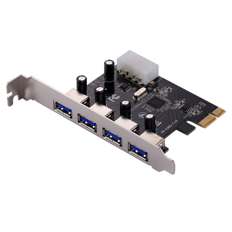 USB 3.0 4 พอร์ตการ์ดคอนโทรลเลอร์ PCI-E Express 5Gbps, 4 Ports USB 3.0