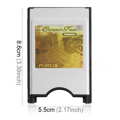 Compact Flash CF ไปยังการ์ดพีซี PCMCIA อะแดปเตอร์การ์ดรีดเดอร์, CF to PC