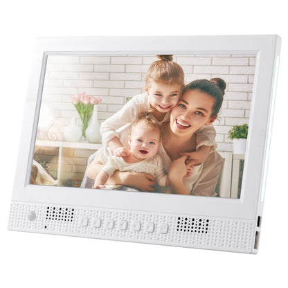 จอแสดงผล LED 10.1 นิ้ว เครื่องเล่นเพลงและภาพยนตร์มัลติมีเดีย กรอบรูปดิจิตอลพร้อมรีโมทคอนโทรล โปรแกรม Allwinner E200s รองรับดิสก์ USB / การ์ด SD เซ็นเซอร์ร่างกาย ลำโพงสเตอริโอในตัว, 10.1 inch, 10.4 inch
