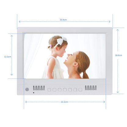 จอแสดงผล LED 10.1 นิ้ว เครื่องเล่นเพลงและภาพยนตร์มัลติมีเดีย กรอบรูปดิจิตอลพร้อมรีโมทคอนโทรล โปรแกรม Allwinner E200s รองรับดิสก์ USB / การ์ด SD เซ็นเซอร์ร่างกาย ลำโพงสเตอริโอในตัว, 10.1 inch, 10.4 inch