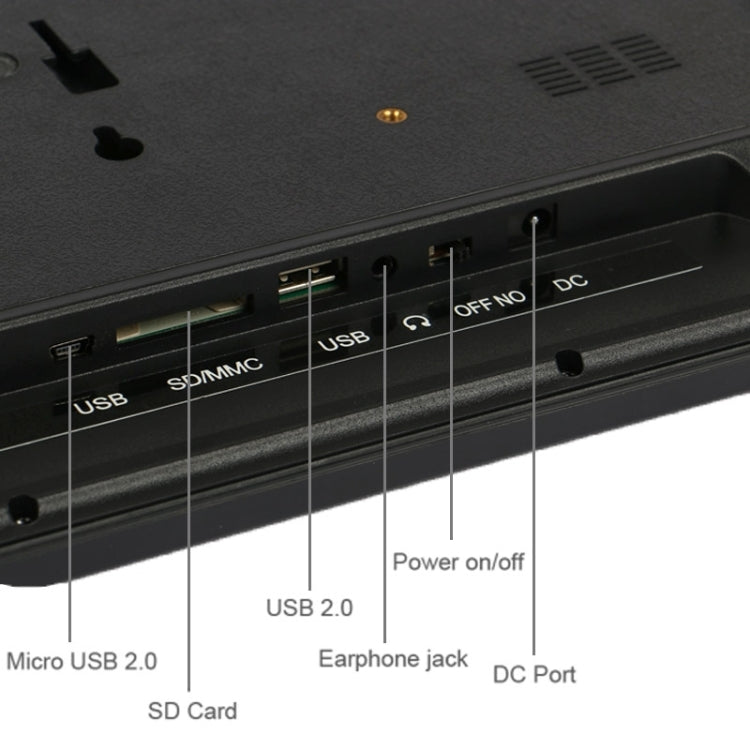 15 นิ้ว 1280 x 800 16: 9 LED Widescreen Suspensibility กรอบรูปดิจิตอลพร้อมตัวยึดและรีโมทคอนโทรลรองรับ SD / MicroSD / MMC / MS / XD / USB Flash Disk, 15 inch