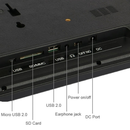 15 นิ้ว 1280 x 800 16: 9 LED Widescreen Suspensibility กรอบรูปดิจิตอลพร้อมตัวยึดและรีโมทคอนโทรลรองรับ SD / MicroSD / MMC / MS / XD / USB Flash Disk, 15 inch
