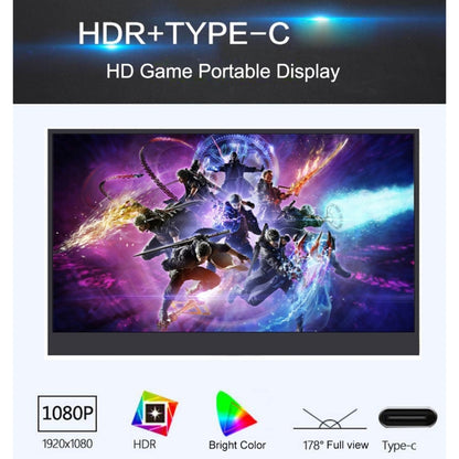 จอแสดงผล LED แบบพกพาขนาด 15.6 นิ้ว 1080P รองรับ HDR, 15.6 inch 1080P