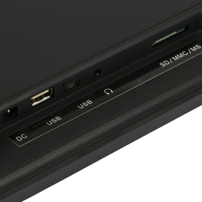 จอแสดงผล LED 14 นิ้วกรอบรูปดิจิตอลมัลติมีเดียพร้อมตัวยึดและเครื่องเล่นเพลงและภาพยนตร์รองรับอินพุตการ์ด USB / SD / MS / MMC
