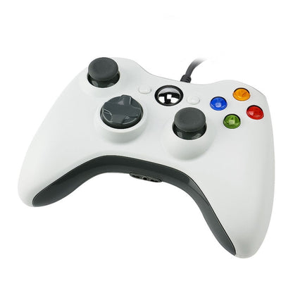 เกมแพดคอนโทรลเลอร์แบบมีสาย USB 2.0 สำหรับ XBOX360, Plug and Play, ความยาวสายเคเบิล: 2.5 ม., For XBOX 360, For XBOX 360 (Black)