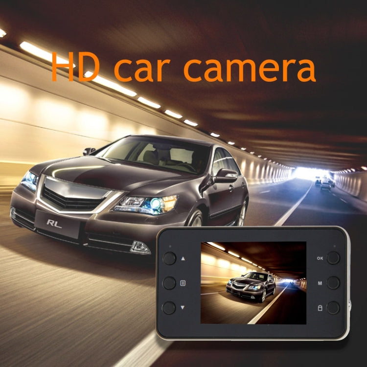 G200 720P VGA 2.4 นิ้วหน้าจอแสดงผล LCD เครื่องบันทึกภาพในรถยนต์, การดูมุมกว้าง 100 องศา, รองรับการบันทึก Loop / การตรวจจับความเคลื่อนไหว, G200
