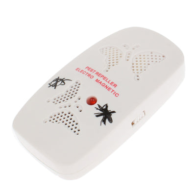 ยาฆ่าแมลงอิเล็กทรอนิกส์อัลตราโซนิกปรับได้สองขั้นตอนสีขาว (ปลั๊ก EU), EU Plug White, EU Plug  pink