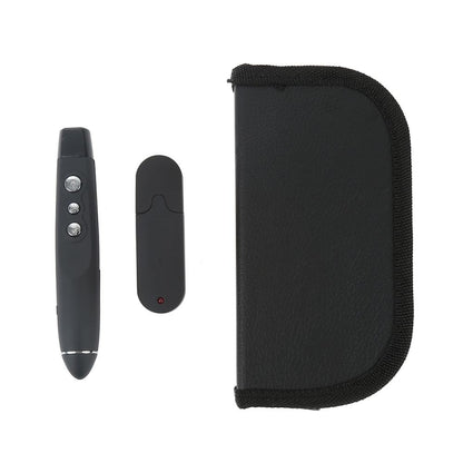 PP-1000 การนำเสนอมัลติมีเดีย PowerPoint Clicker ระยะไกล 2.4GHz RF Laser Pointer พร้อมตัวรับสัญญาณ USB