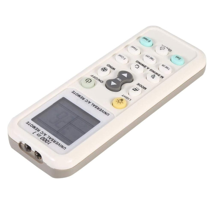 Chunghop K-1028E รีโมทคอนโทรล A/C สากล 1000 ใน 1 พร้อมไฟฉาย, K-1028E with Flashlight