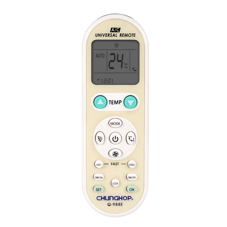 รีโมทแอร์อเนกประสงค์ Chunghop (Q-988E), Q-988E