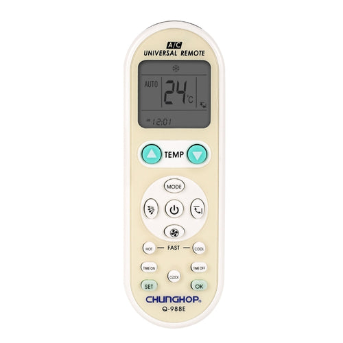 รีโมทแอร์อเนกประสงค์ Chunghop (Q-988E), Q-988E