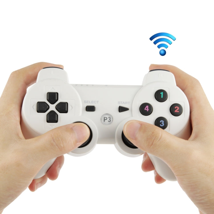 Double Shock III Wireless Controller, Manette Sans Fil Double Shock III สำหรับ Sony PS3, มีการสั่นสะเทือน (พร้อมโลโก้)