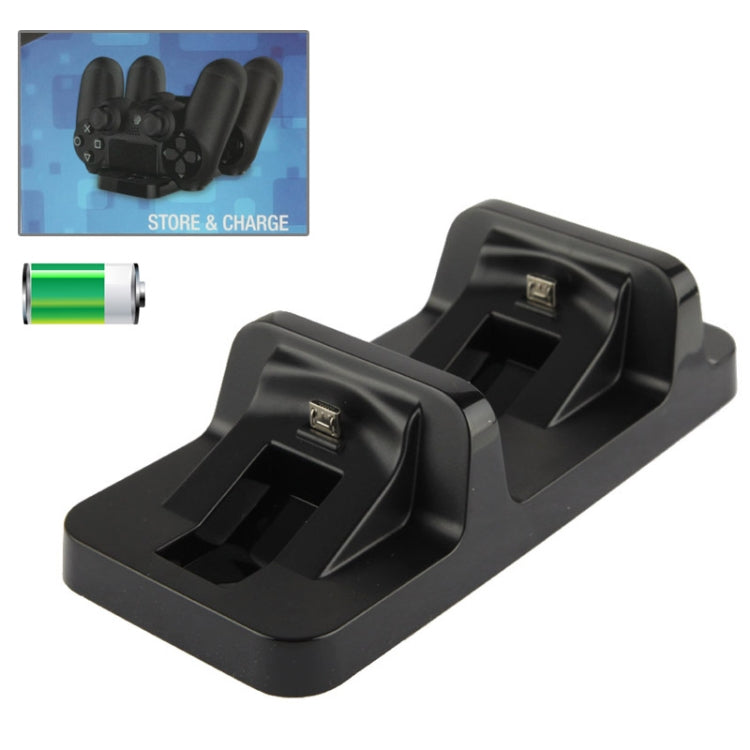 DOBE USB Dual Charger Dock Station สำหรับ PS4 คอนโทรลเลอร์ไร้สาย (TP4-002), TP4-002